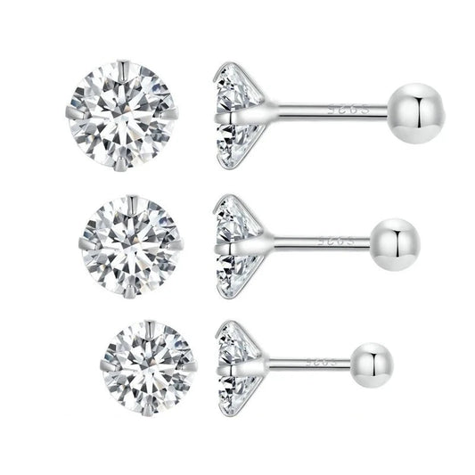 925 Sterling Silver Hypoallergenic Elegant Earrings